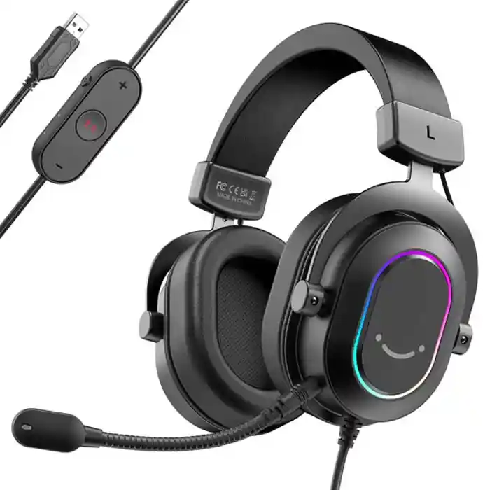 FIFINE H6 USB Headset with 24-bit, 7.1 Surround Sound, EQ modes,...